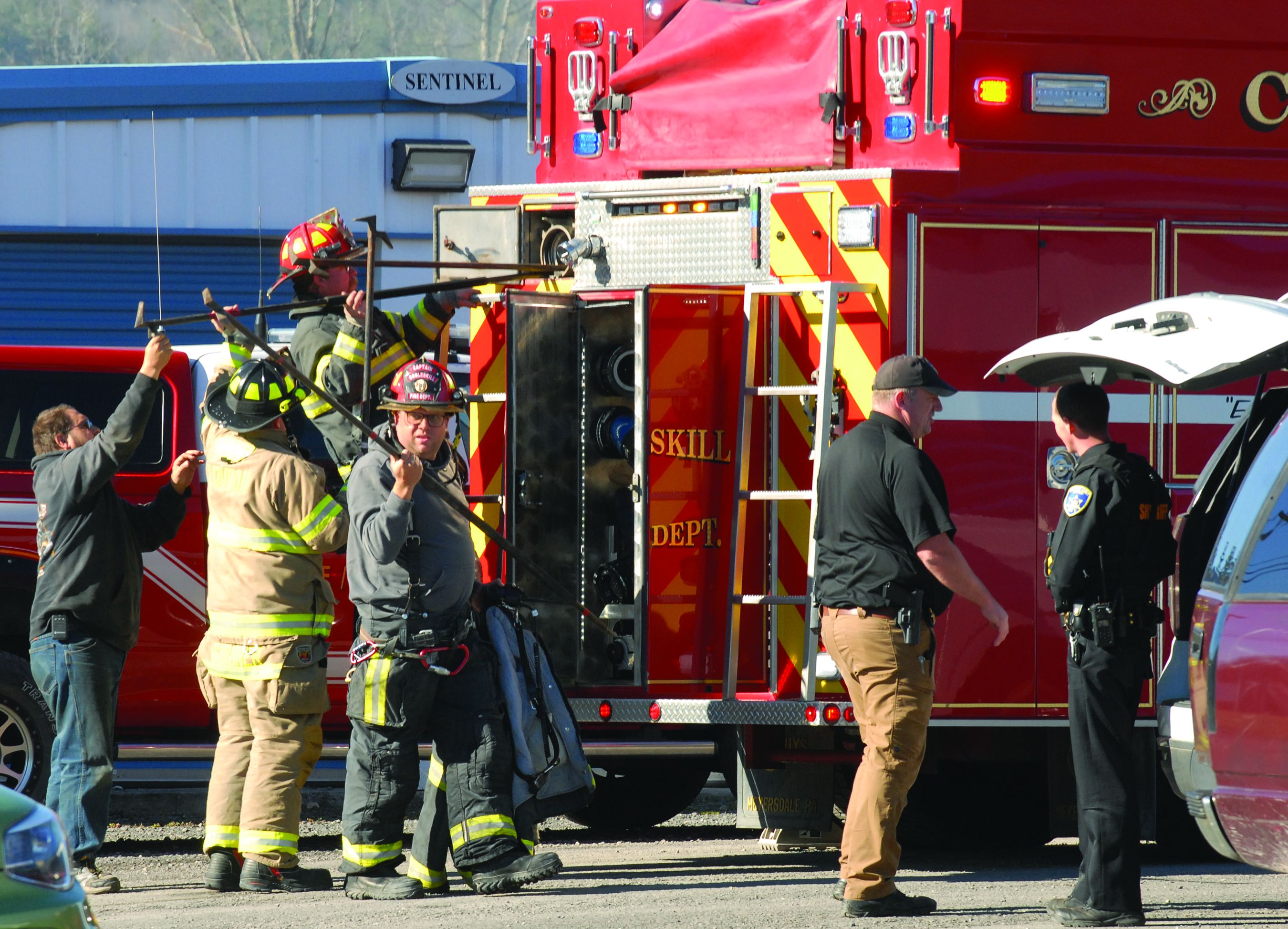 Firefighters recover body after storage unit fire